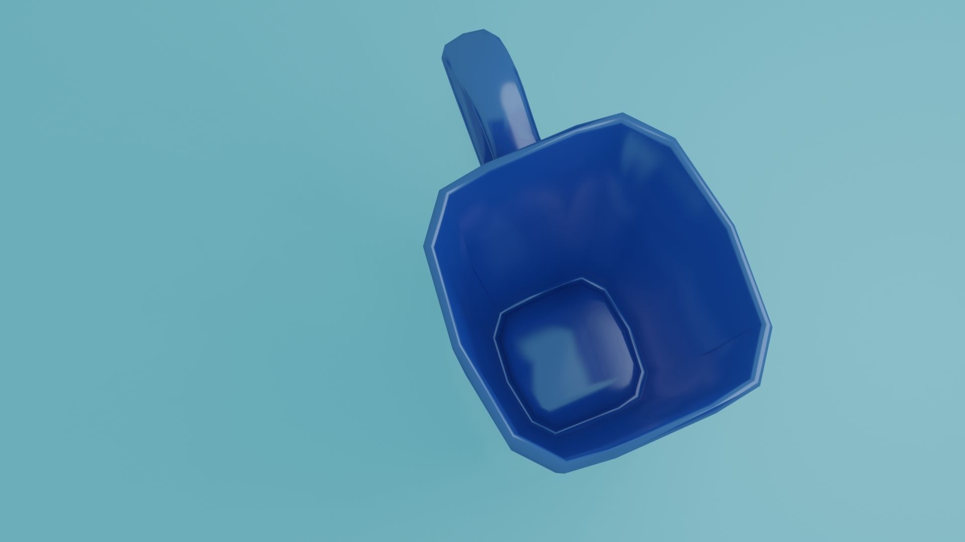  low poly mug for drinks  Free 3D model_1