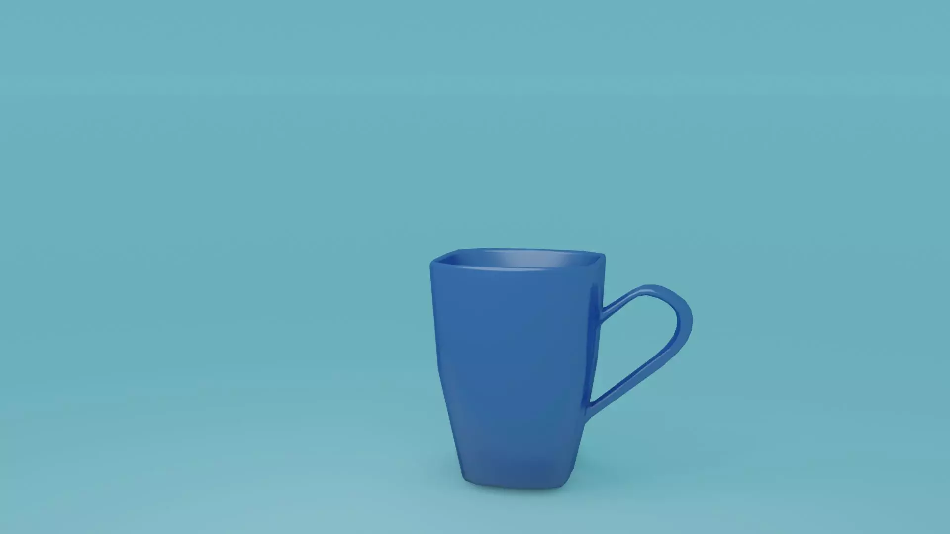  low poly mug for drinks  Free 3D model_0