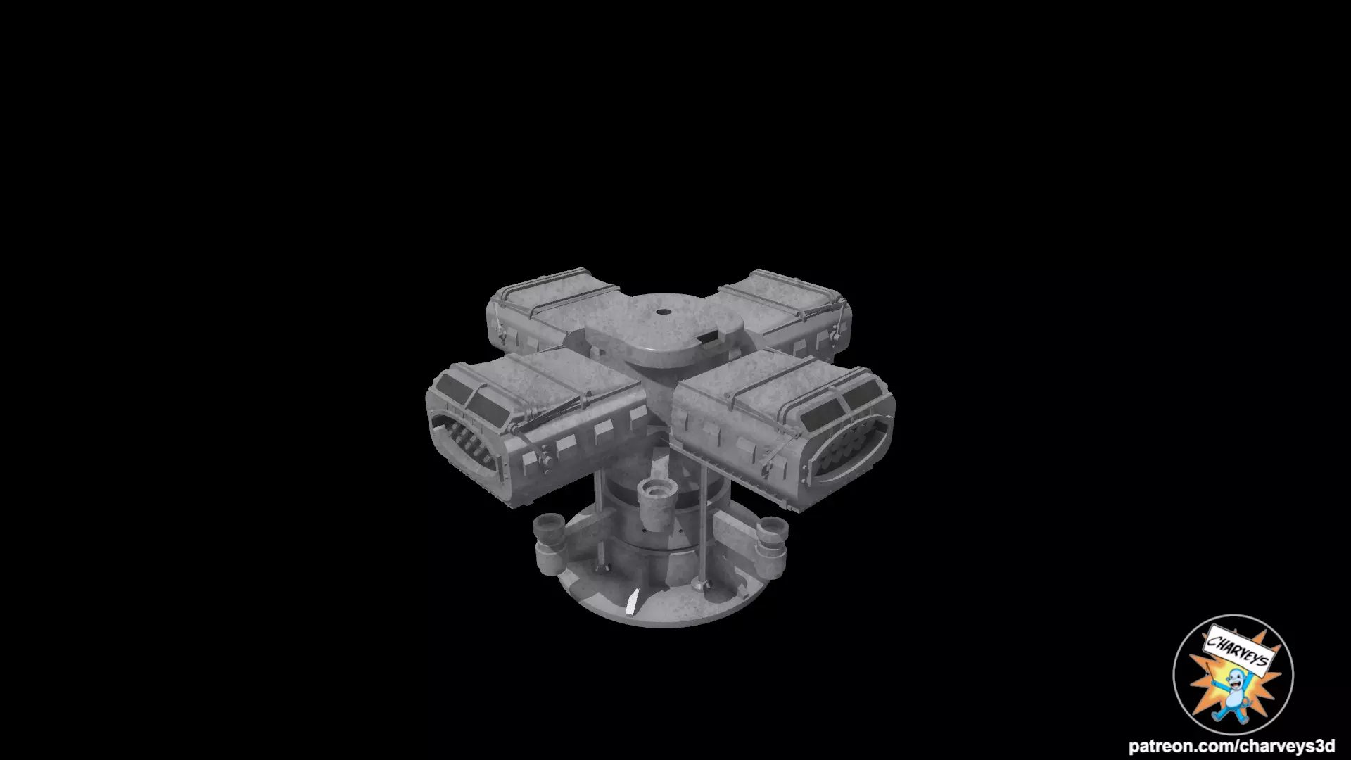 Star Wars Vehicle Maintenance Energizer for action figures 3D print model_0