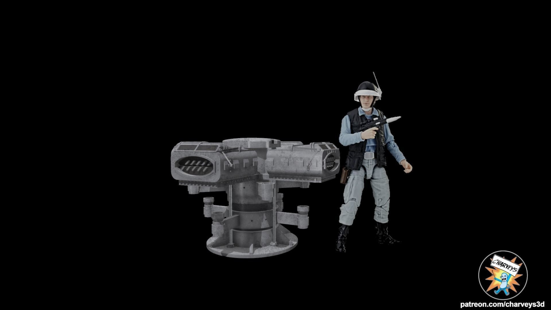 Star Wars Vehicle Maintenance Energizer for action figures 3D print model_1