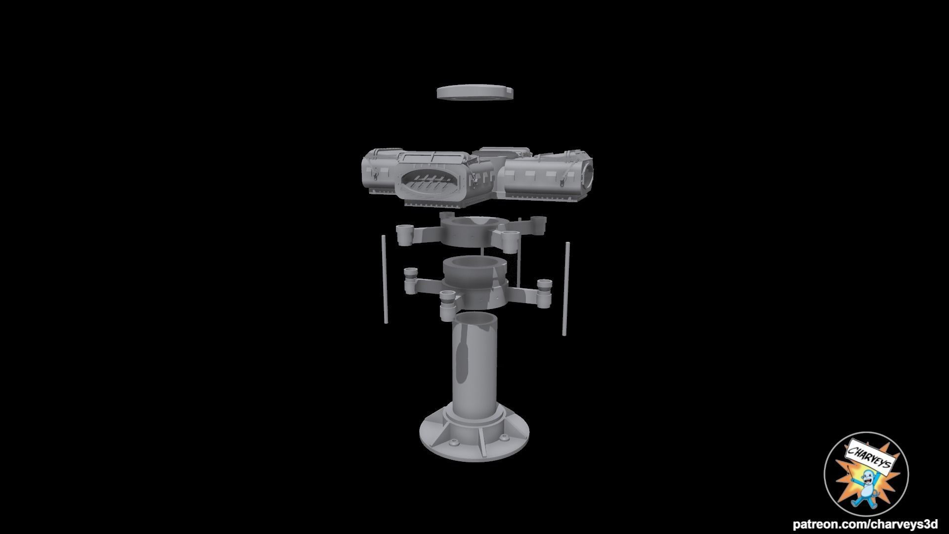 Star Wars Vehicle Maintenance Energizer for action figures 3D print model_4