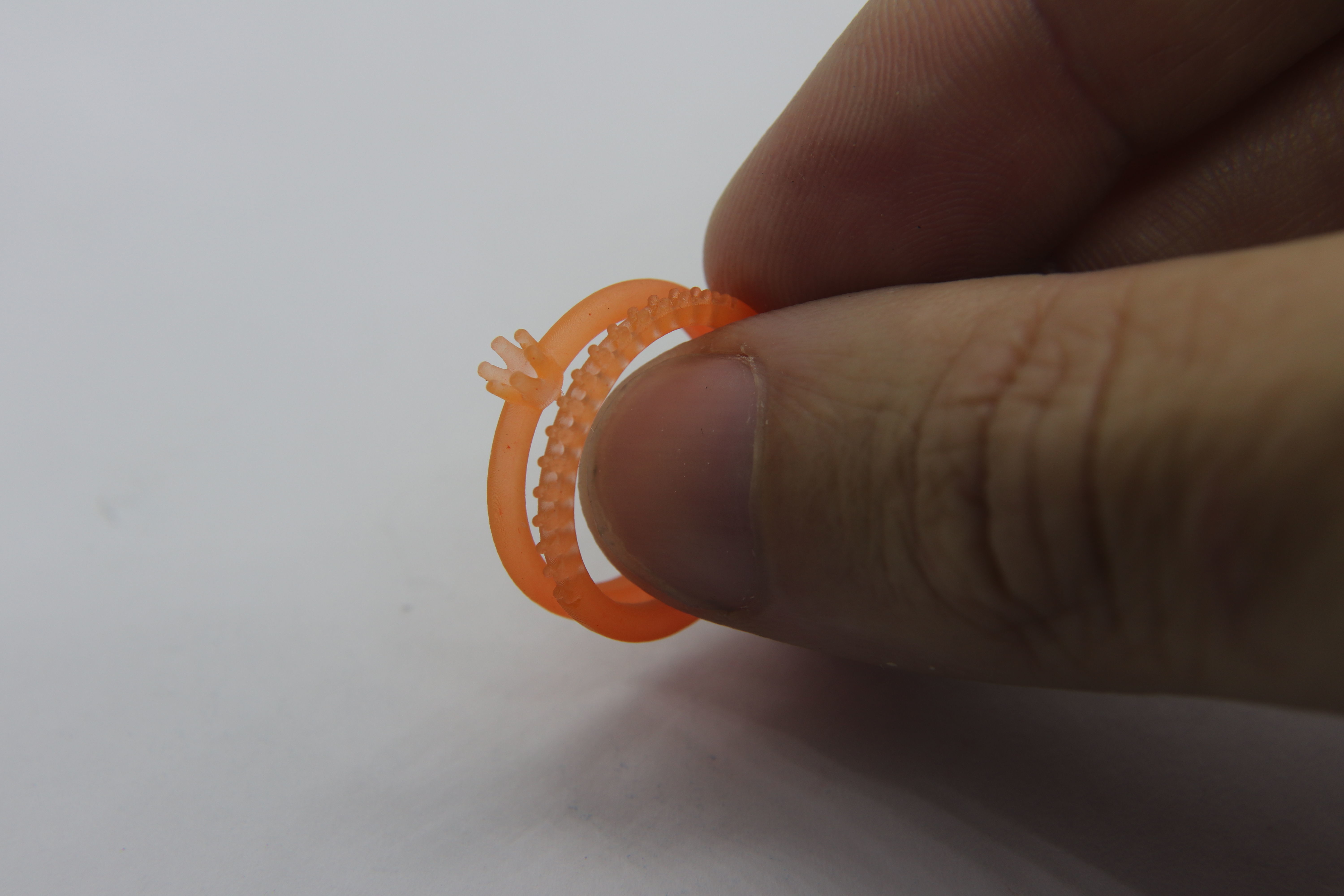 3mm Engagement Ring 3D print model_3