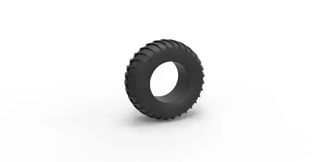 Tire for sand and snow 3 Scale 1 to 25