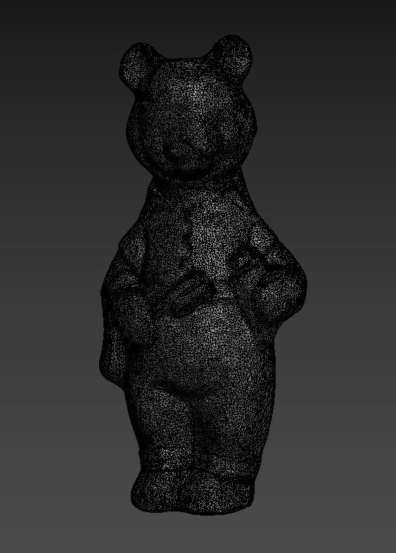 Old USSR Soviet Rubber Toy Bear 3D model_16