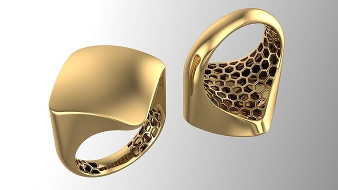 Fusion Polished Ring 3D print model