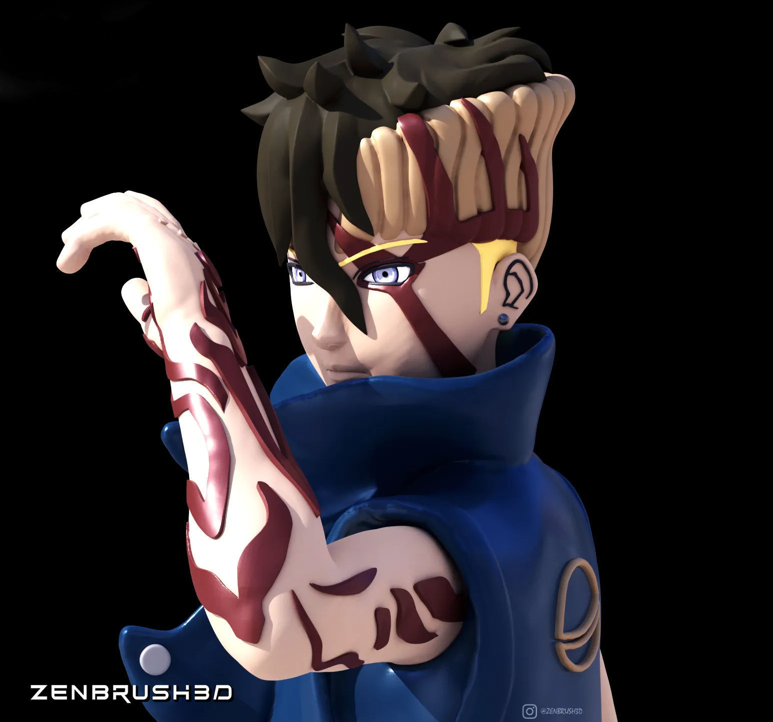KAWAKI - BORUTO 3D print model_1