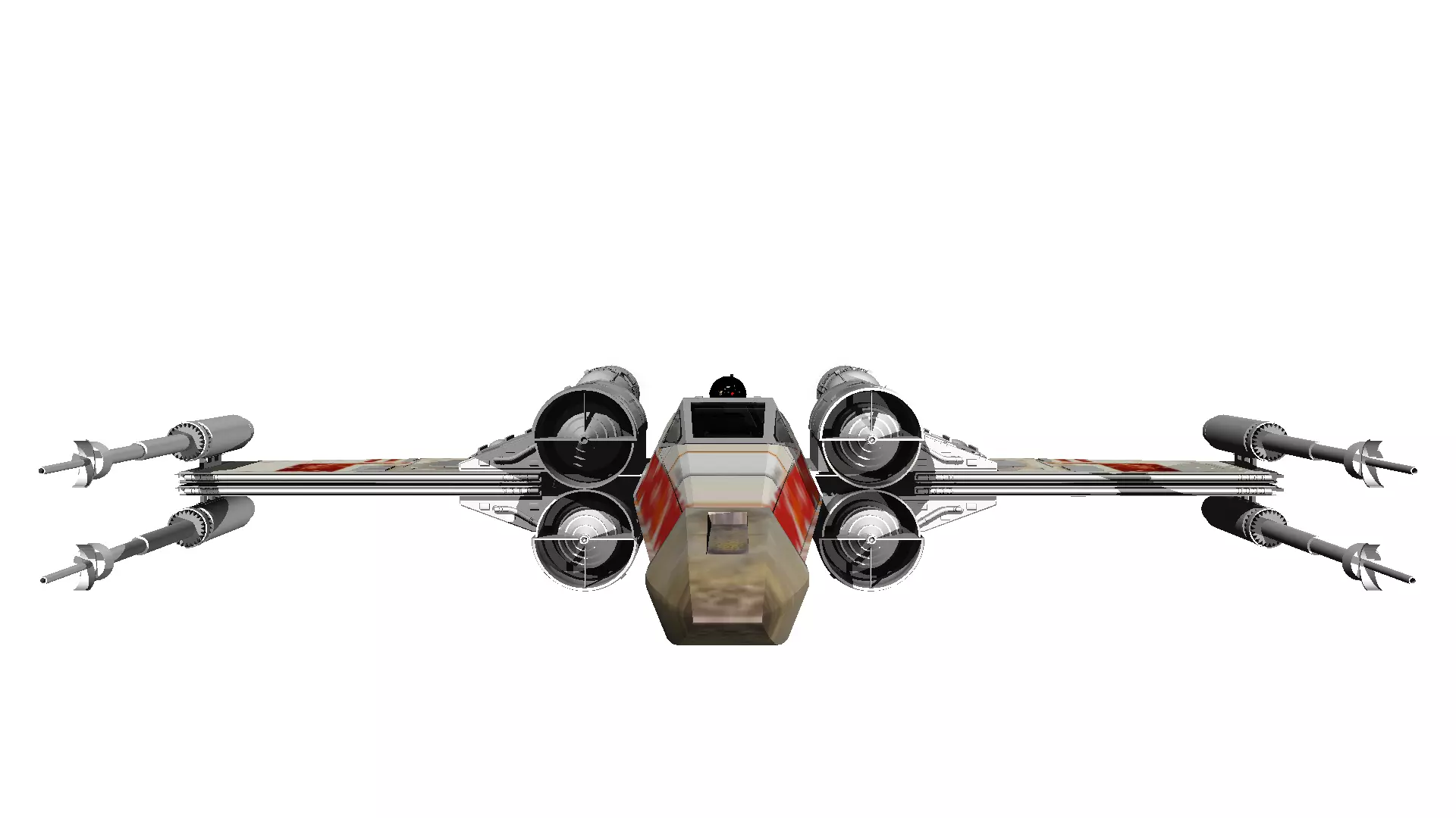 Star Wars X-Wing Fighter 3D model