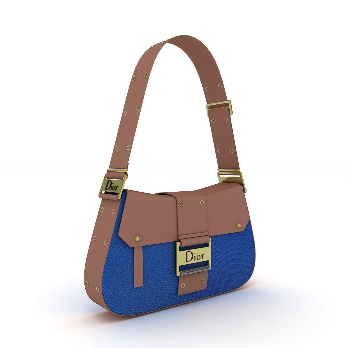 Dior Street Chic Bag Collection 3D model_12