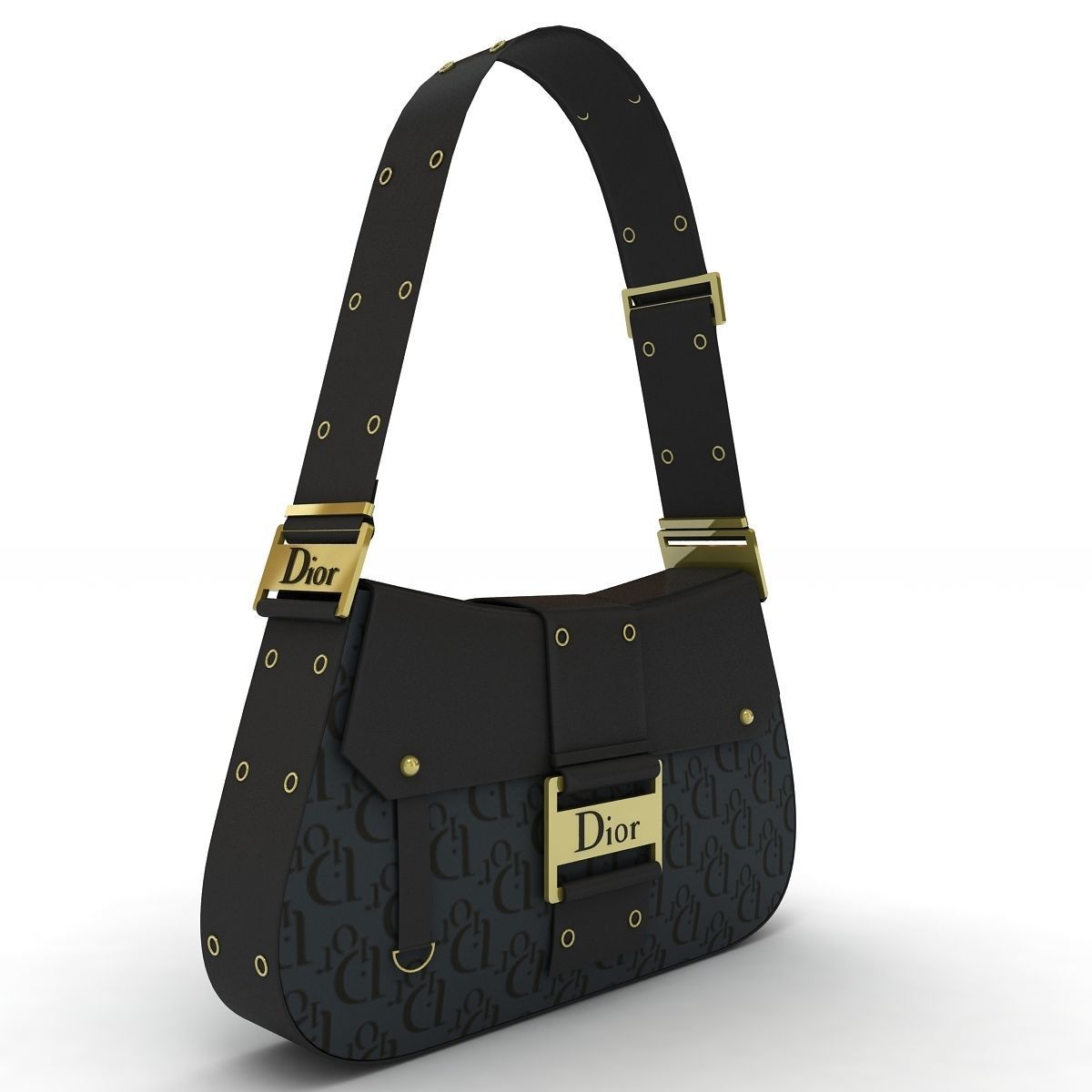 Dior Street Chic Bag Collection 3D model_2