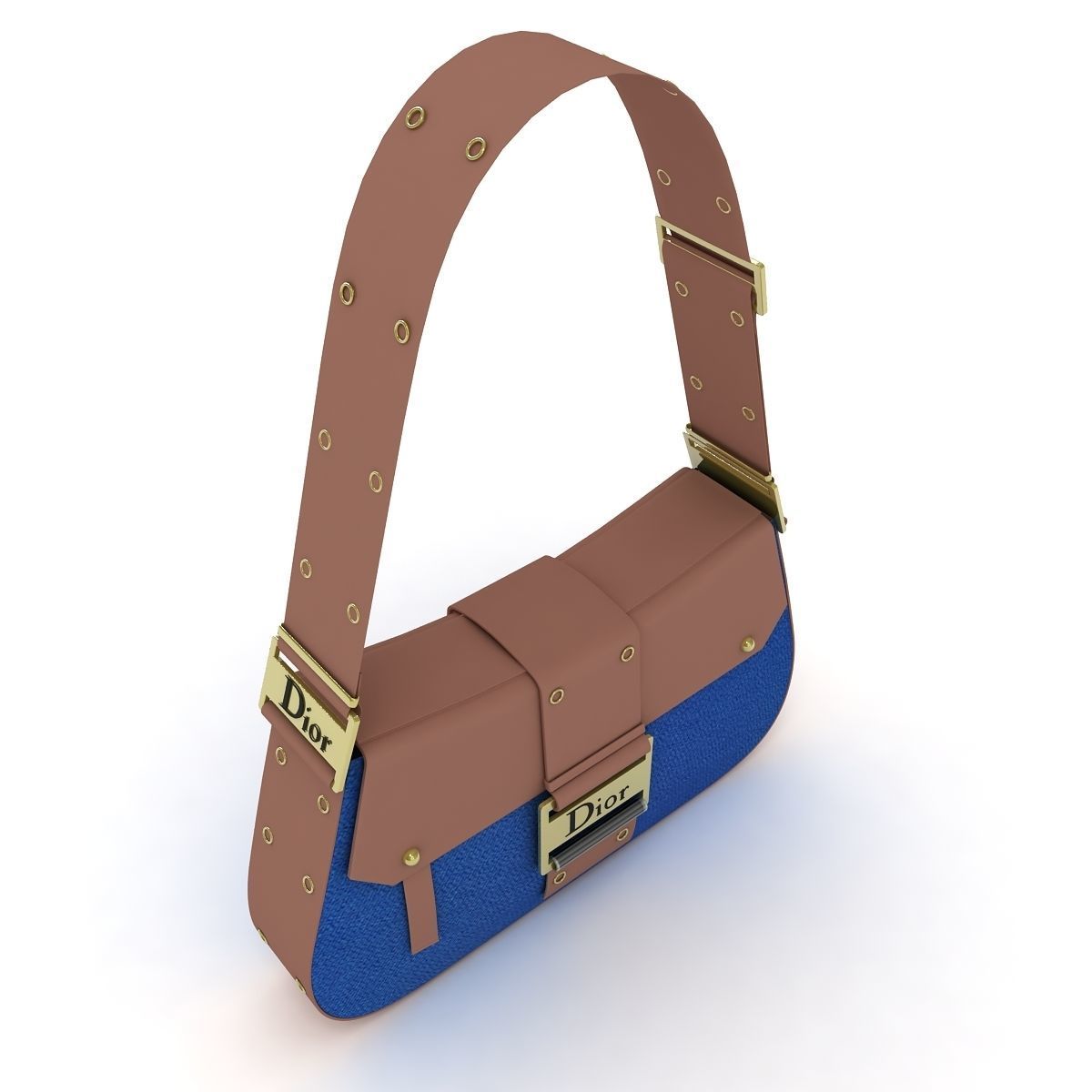 Dior Street Chic Bag Collection 3D model_14