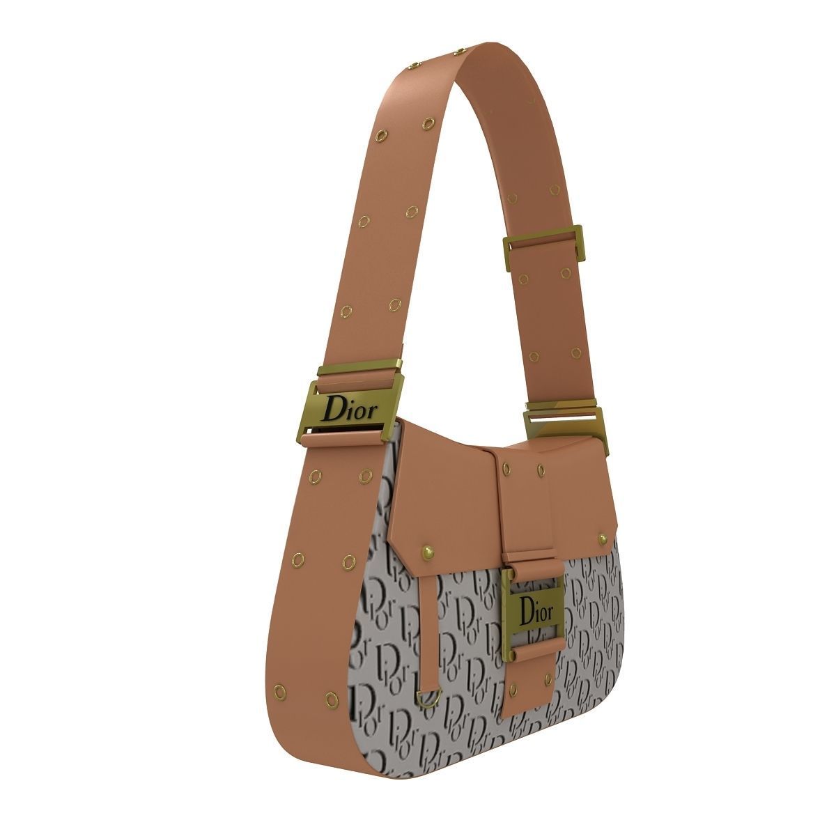 Dior Street Chic Bag Collection 3D model_6