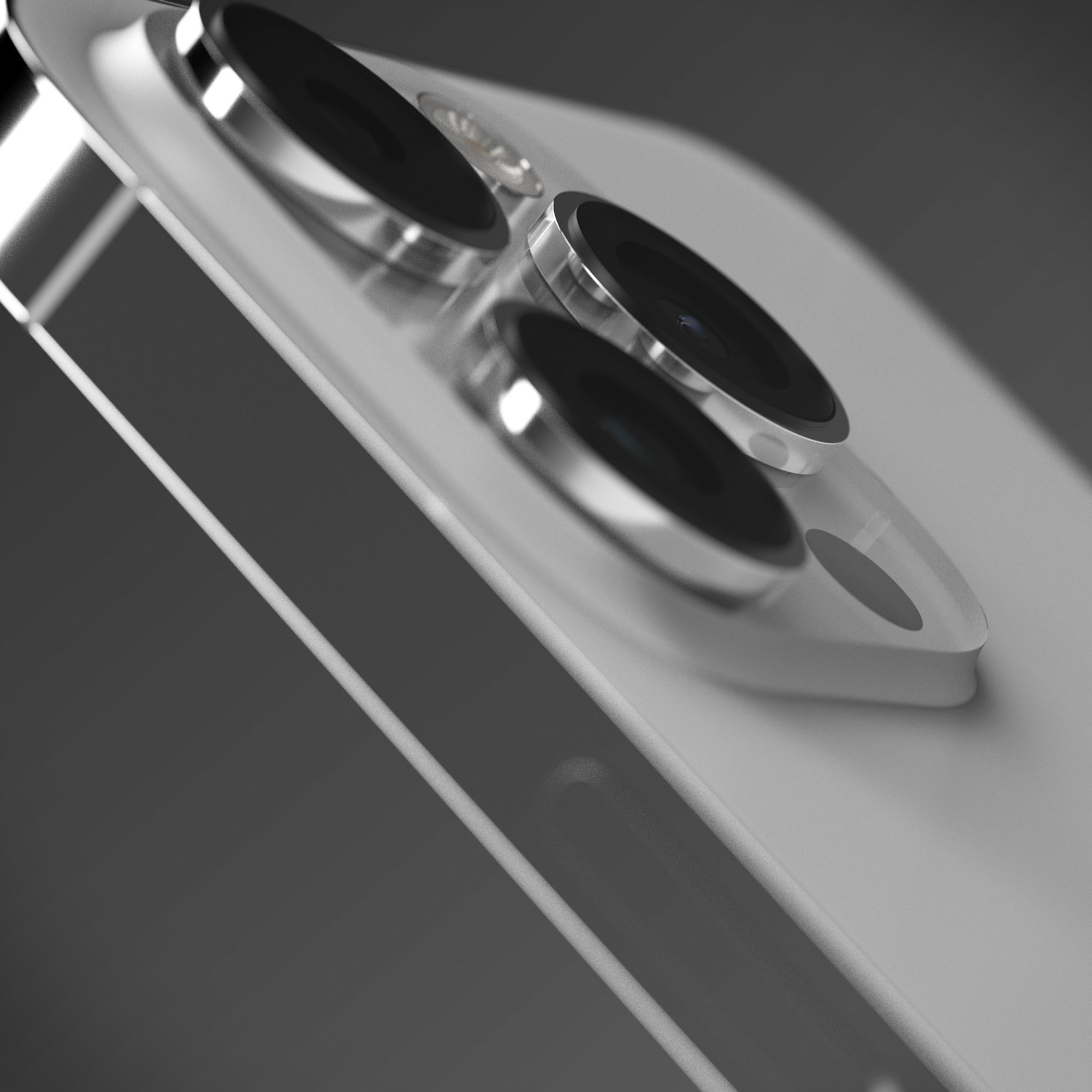 iPhone 14 Pro Max 4 Color Options Low-poly 3D model_5