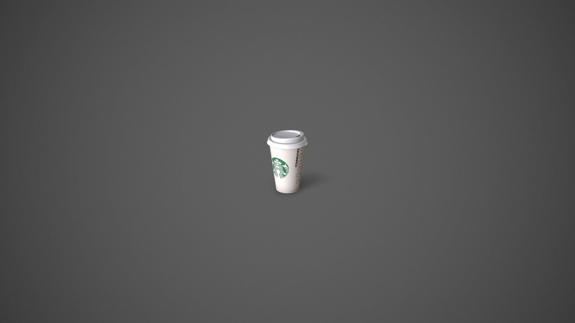 Starbucks Coffee Cup Low-poly 3D model_9
