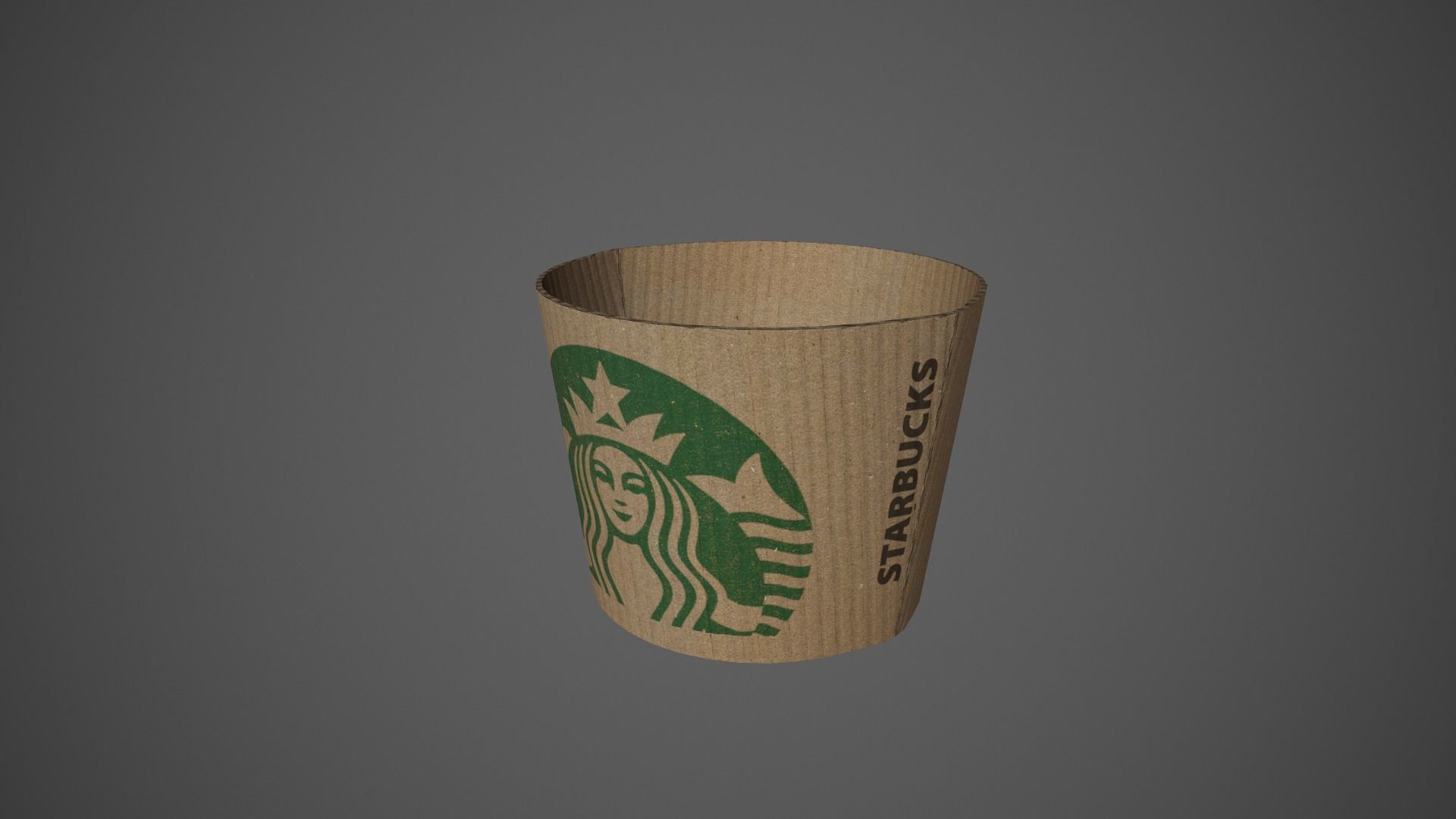 Starbucks Coffee Cup Low-poly 3D model_8