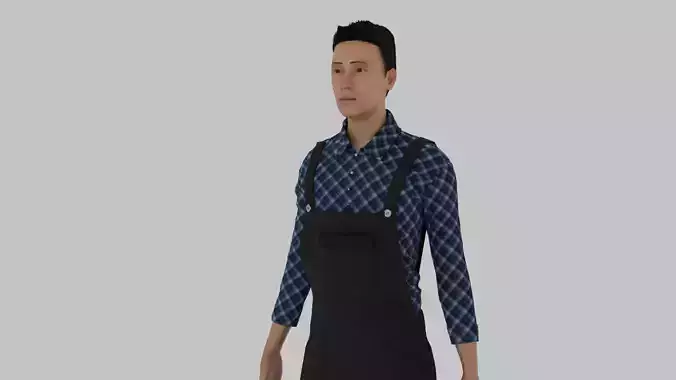 Farmer man in apron