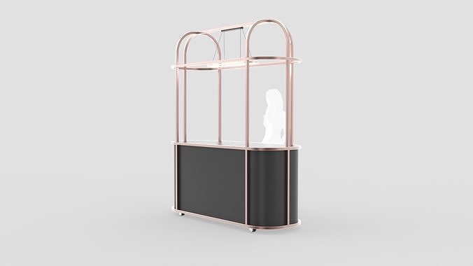 Food Display Stand 3D model 3
