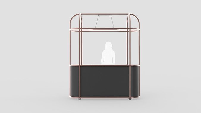 Food Display Stand 3D model 2