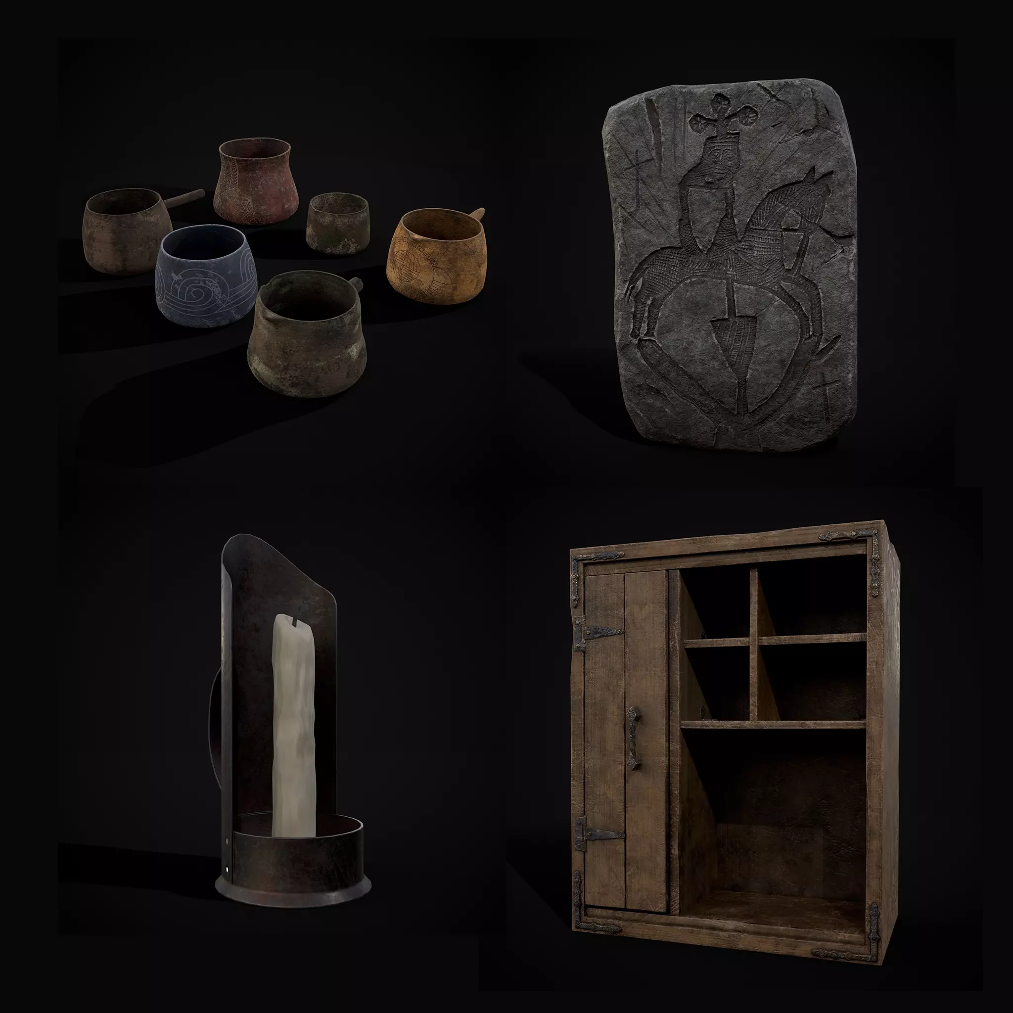 Medieval Prop Pack Twenty One 3D Model Collection_0