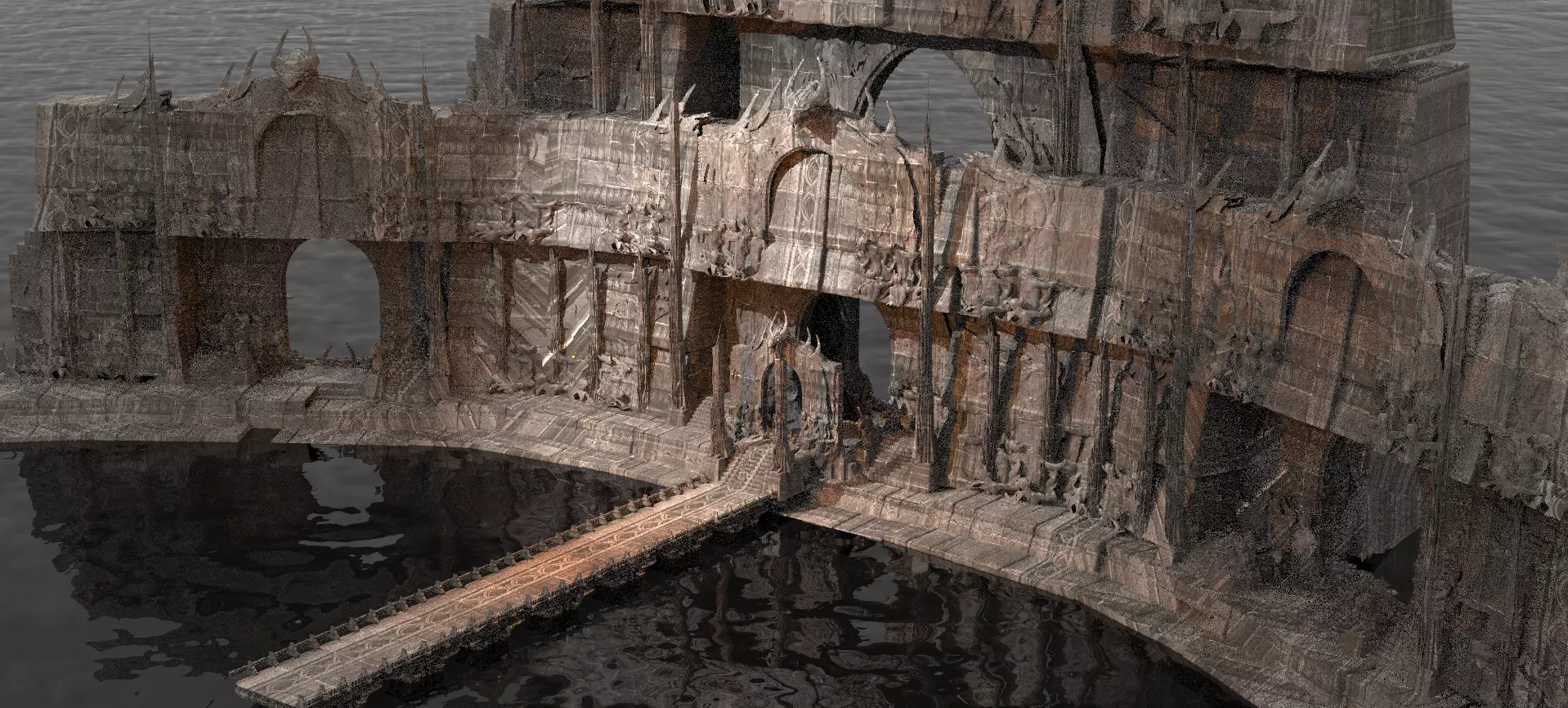 Dantes Underworld scene 4 3D model