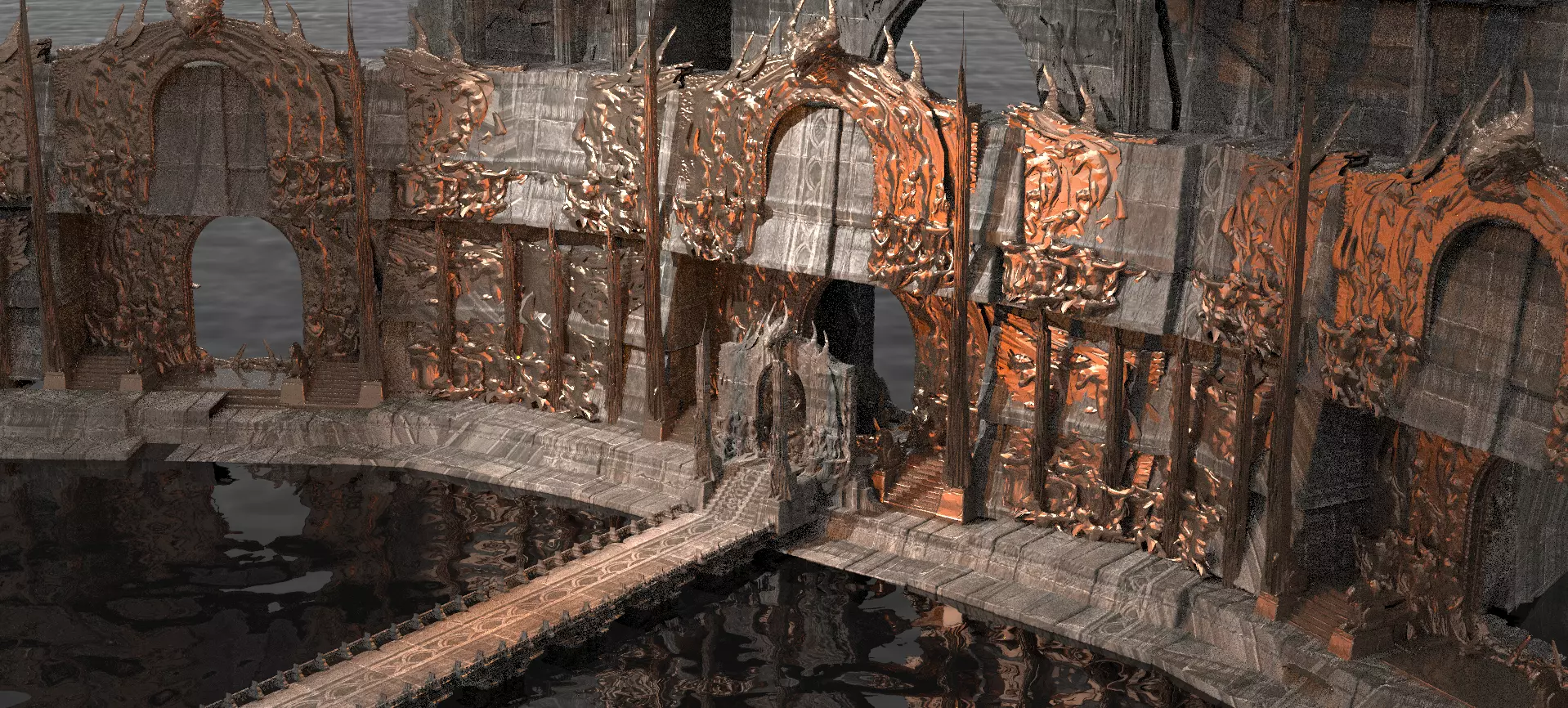 Dantes Underworld City 1 3D model_0