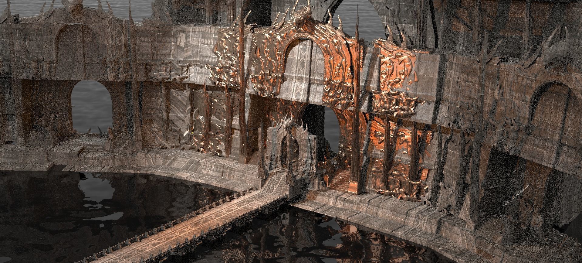 Dantes Underworld City 1 3D model_1