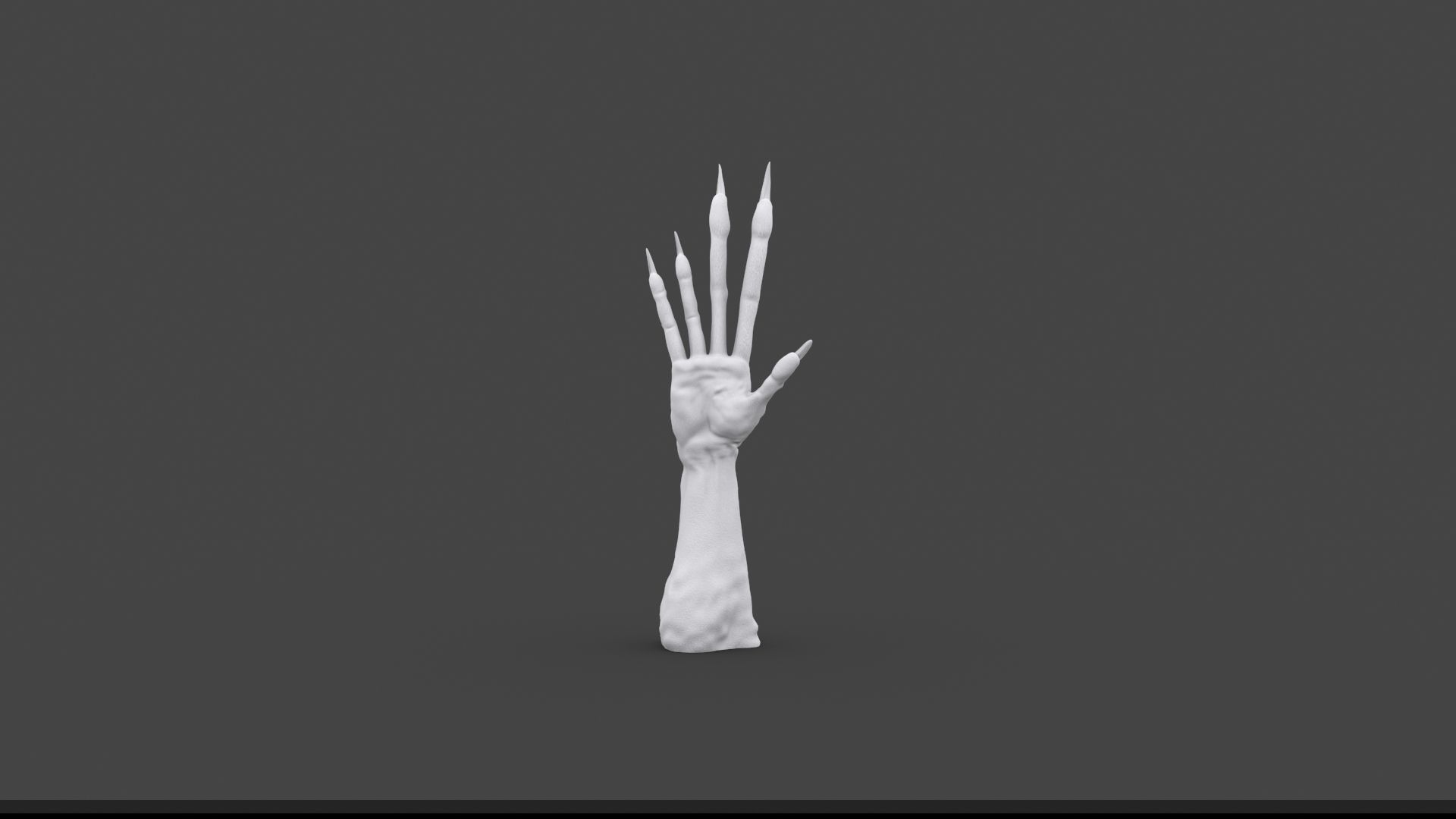 TSHR-002 Rigged right hand 3D model_6