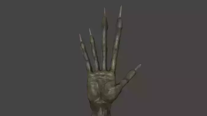 TSHR-002 Rigged right hand