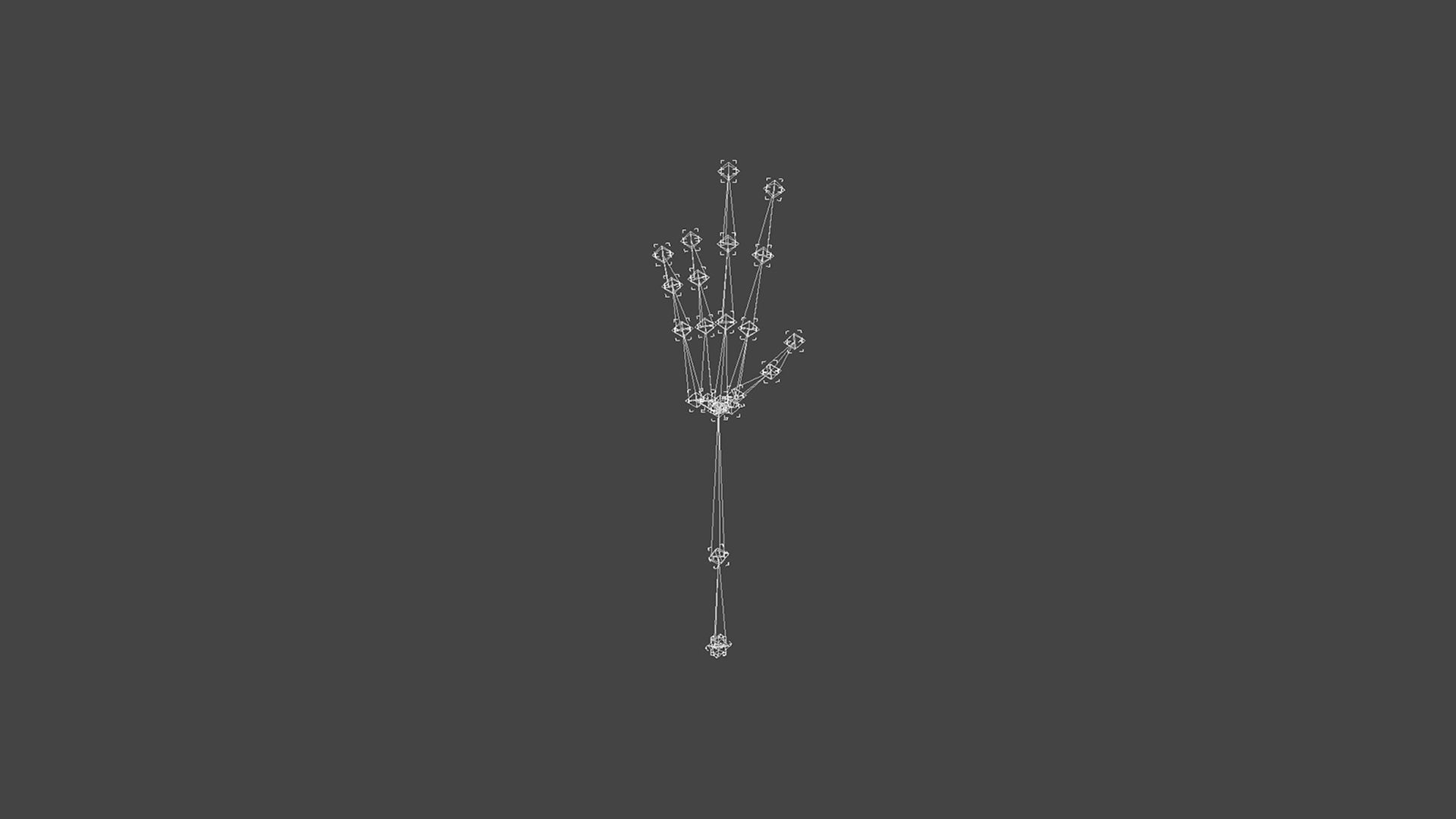 TSHR-002 Rigged right hand 3D model_8