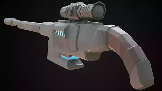 Game Ready - Low Poly Sniper Stylized