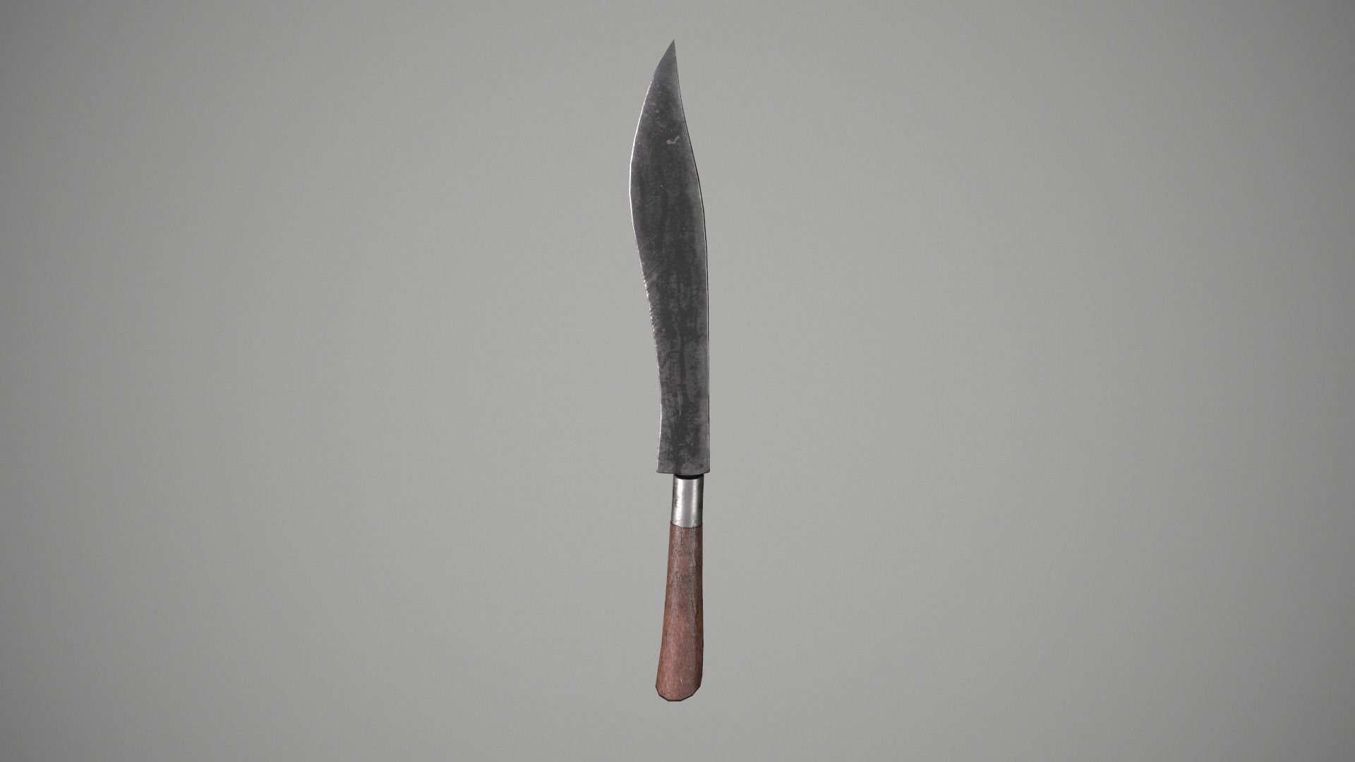 Thai Local Custom Knife Low-poly 3D model_1