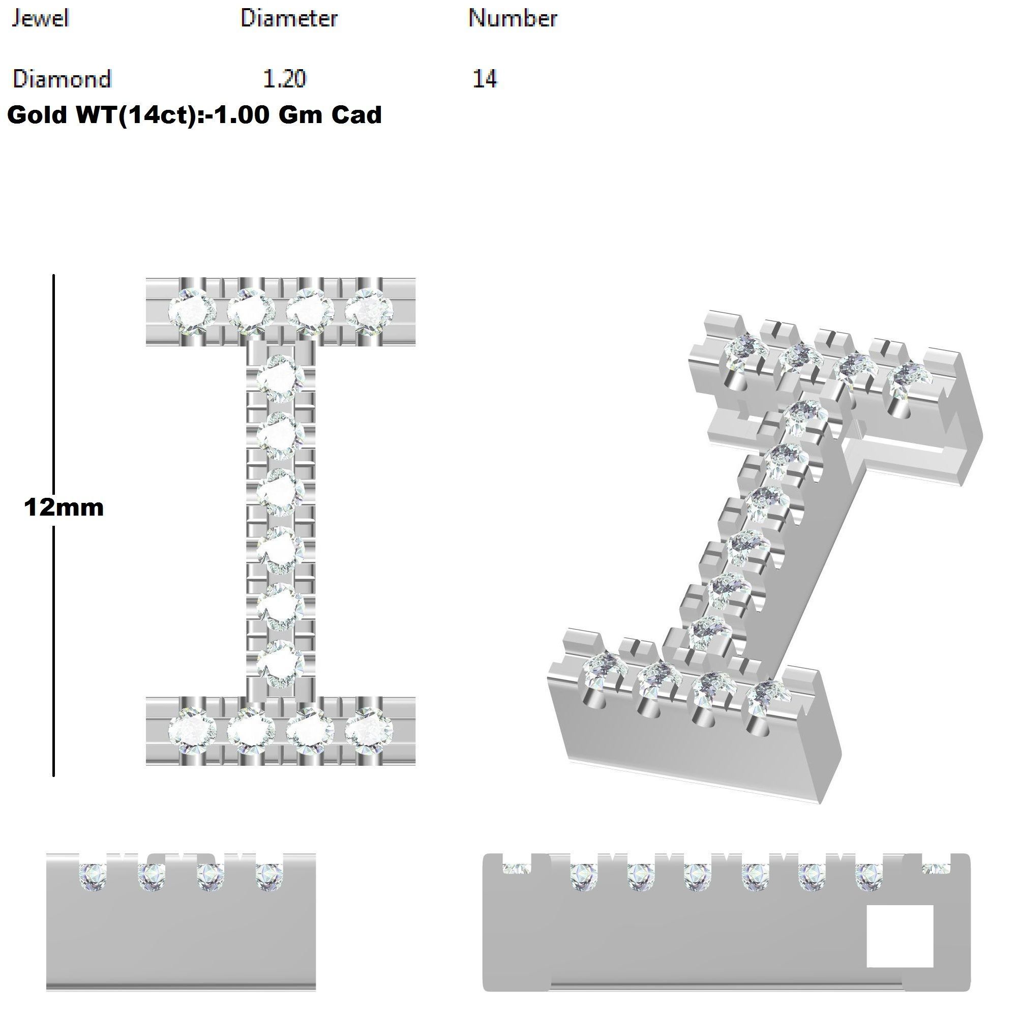 Alphabet A to Z Font 3D print model_8