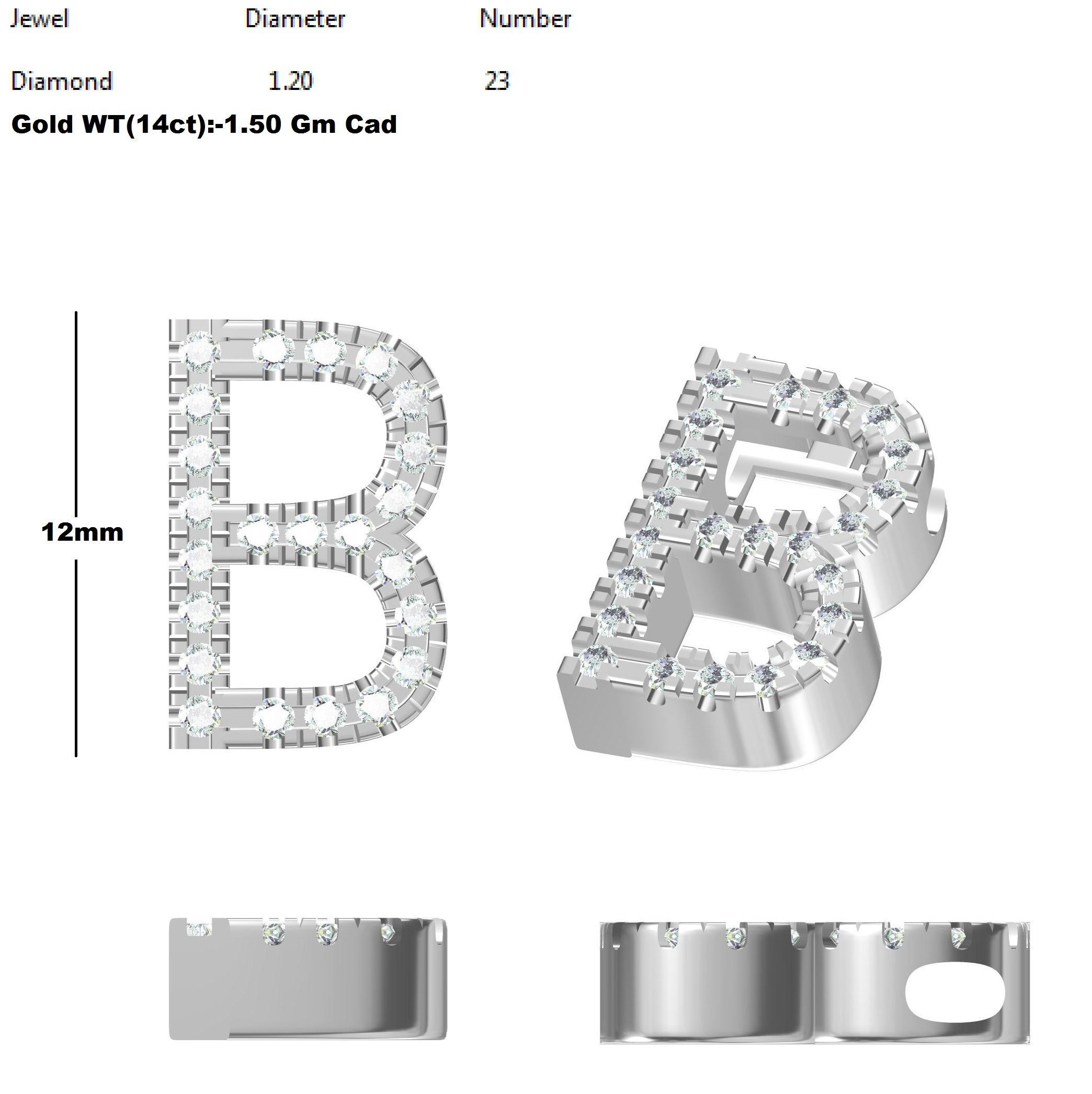 Alphabet A to Z Font 3D print model_1