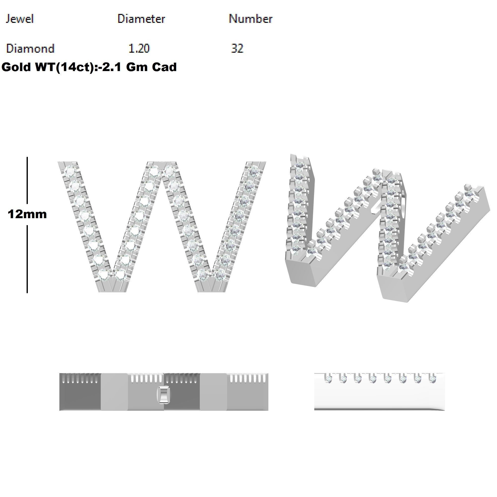 Alphabet A to Z Font 3D print model_22