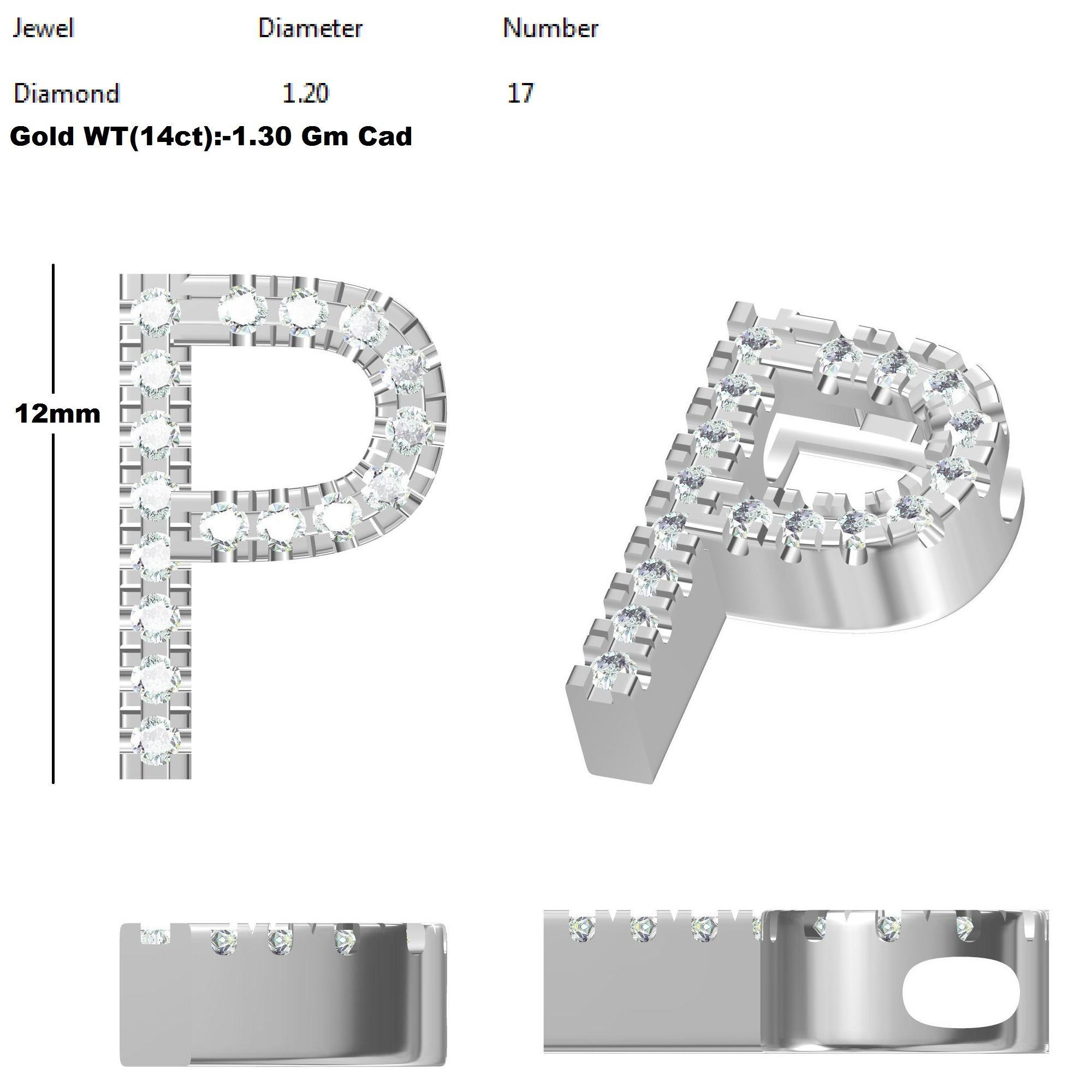 Alphabet A to Z Font 3D print model_15
