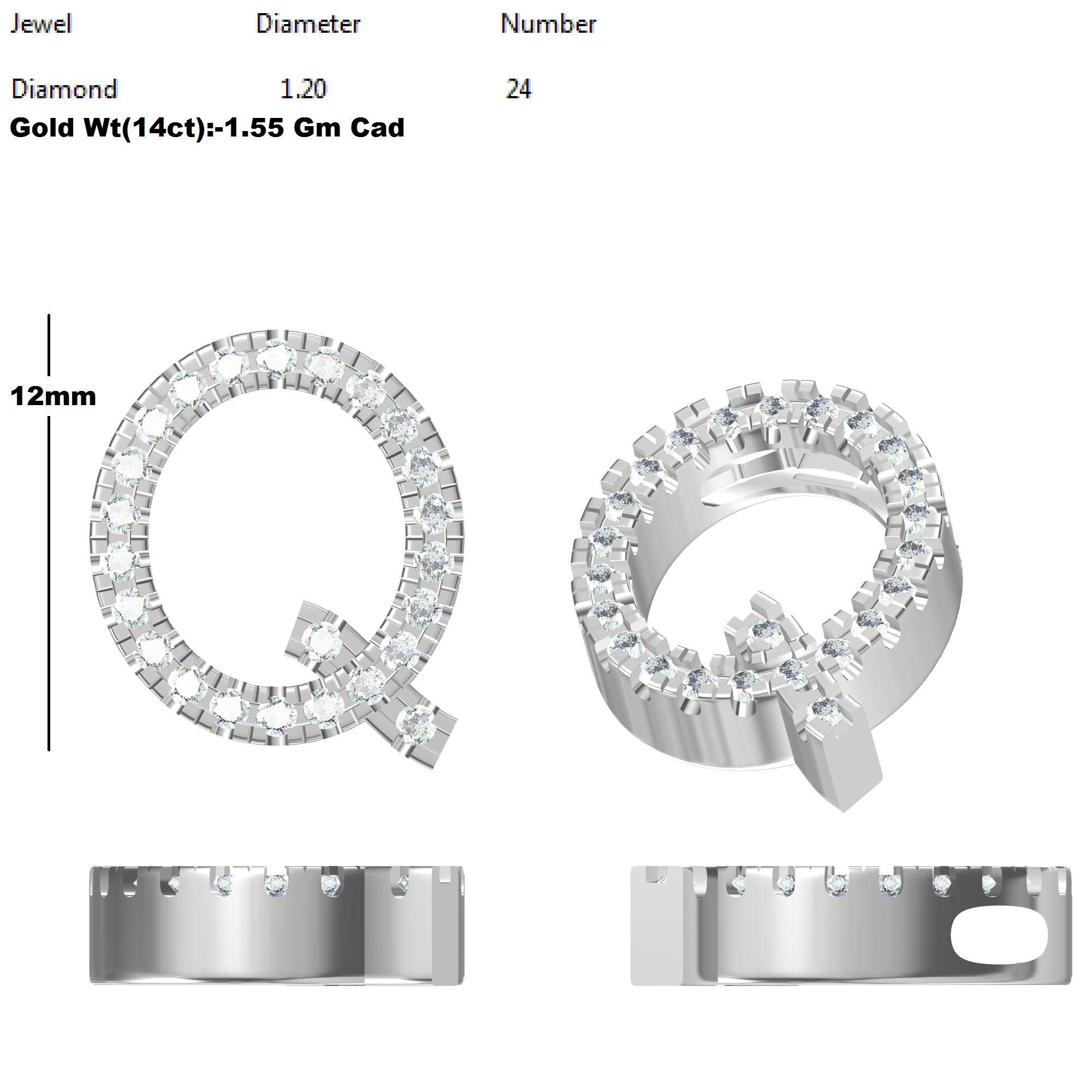 Alphabet A to Z Font 3D print model_16
