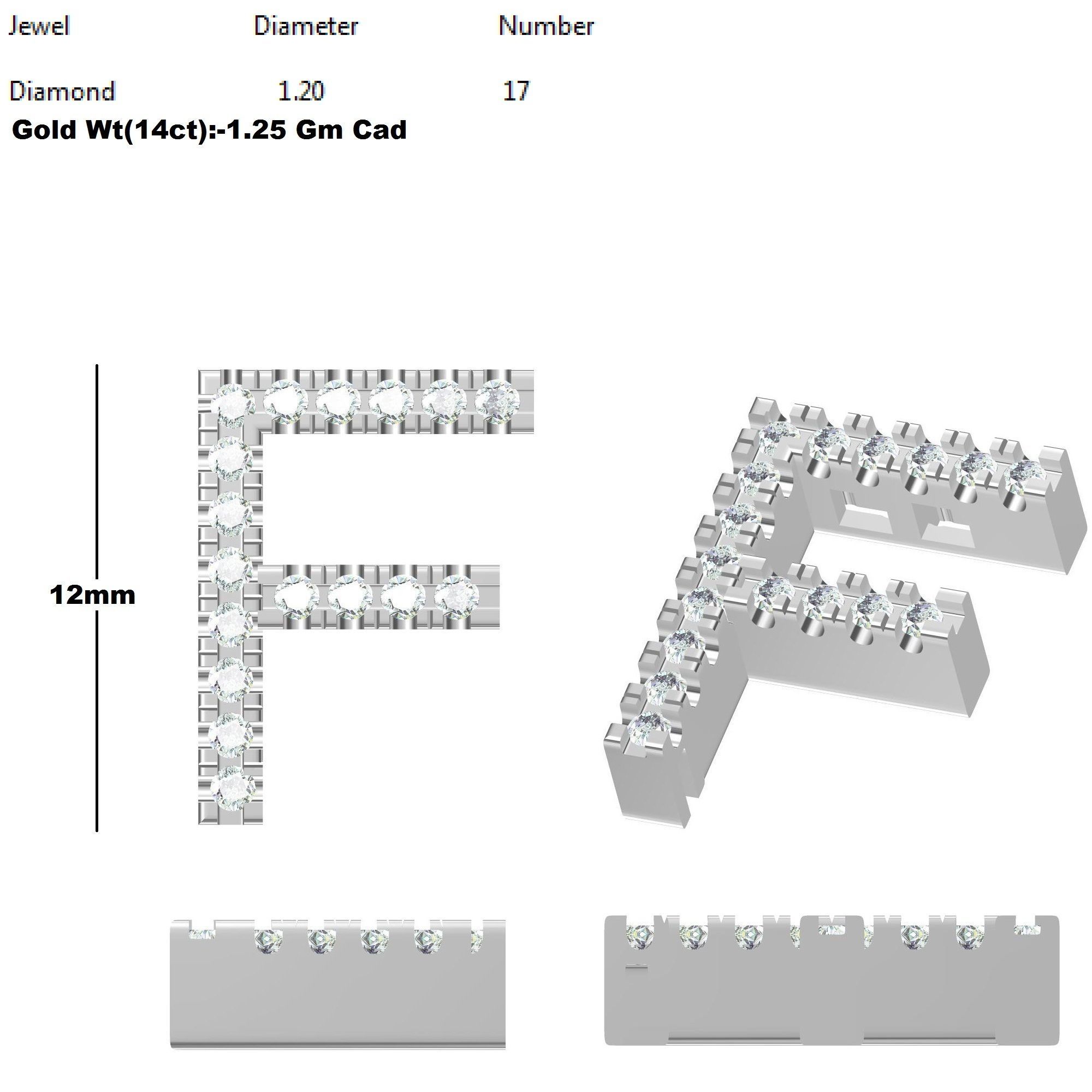 Alphabet A to Z Font 3D print model_5