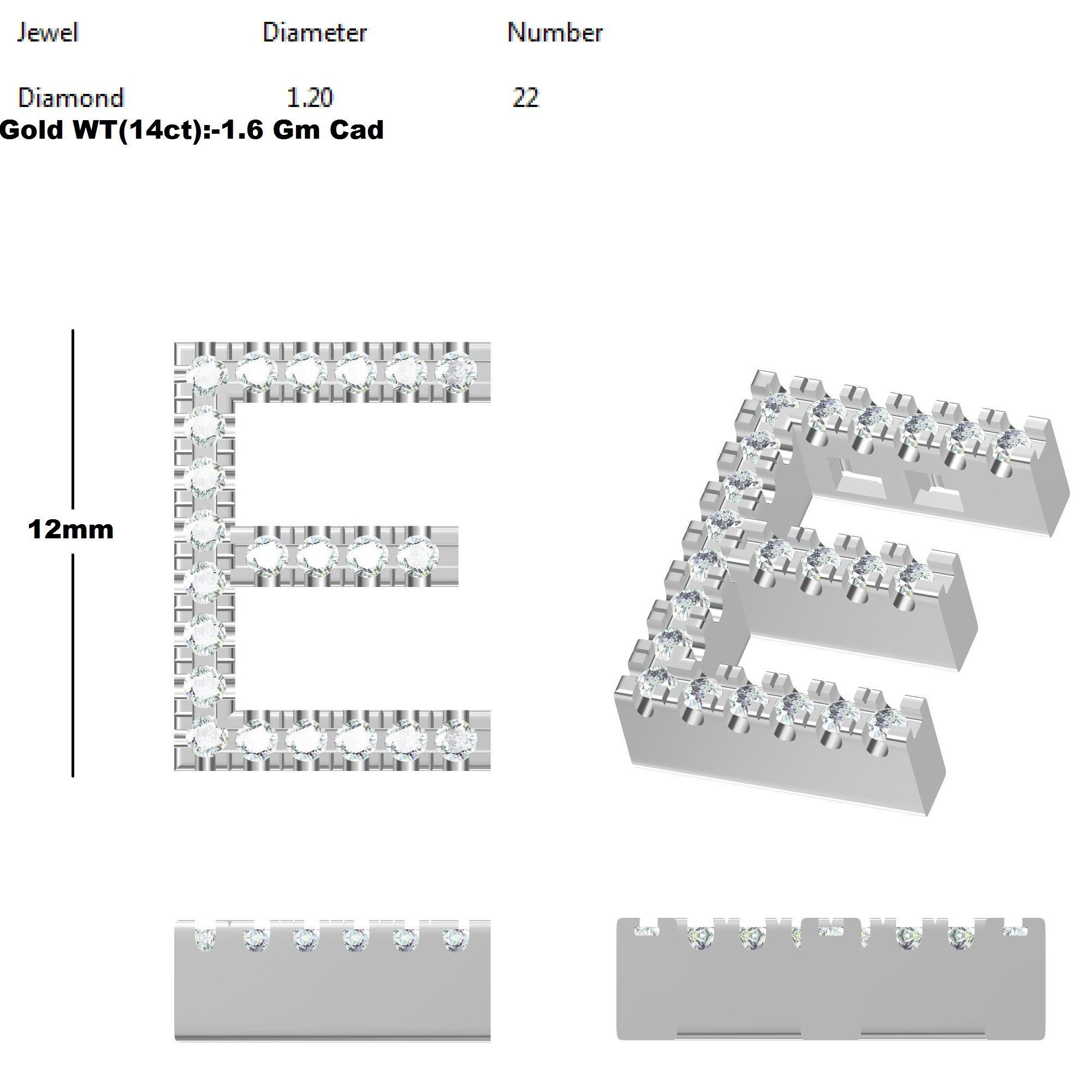 Alphabet A to Z Font 3D print model_4