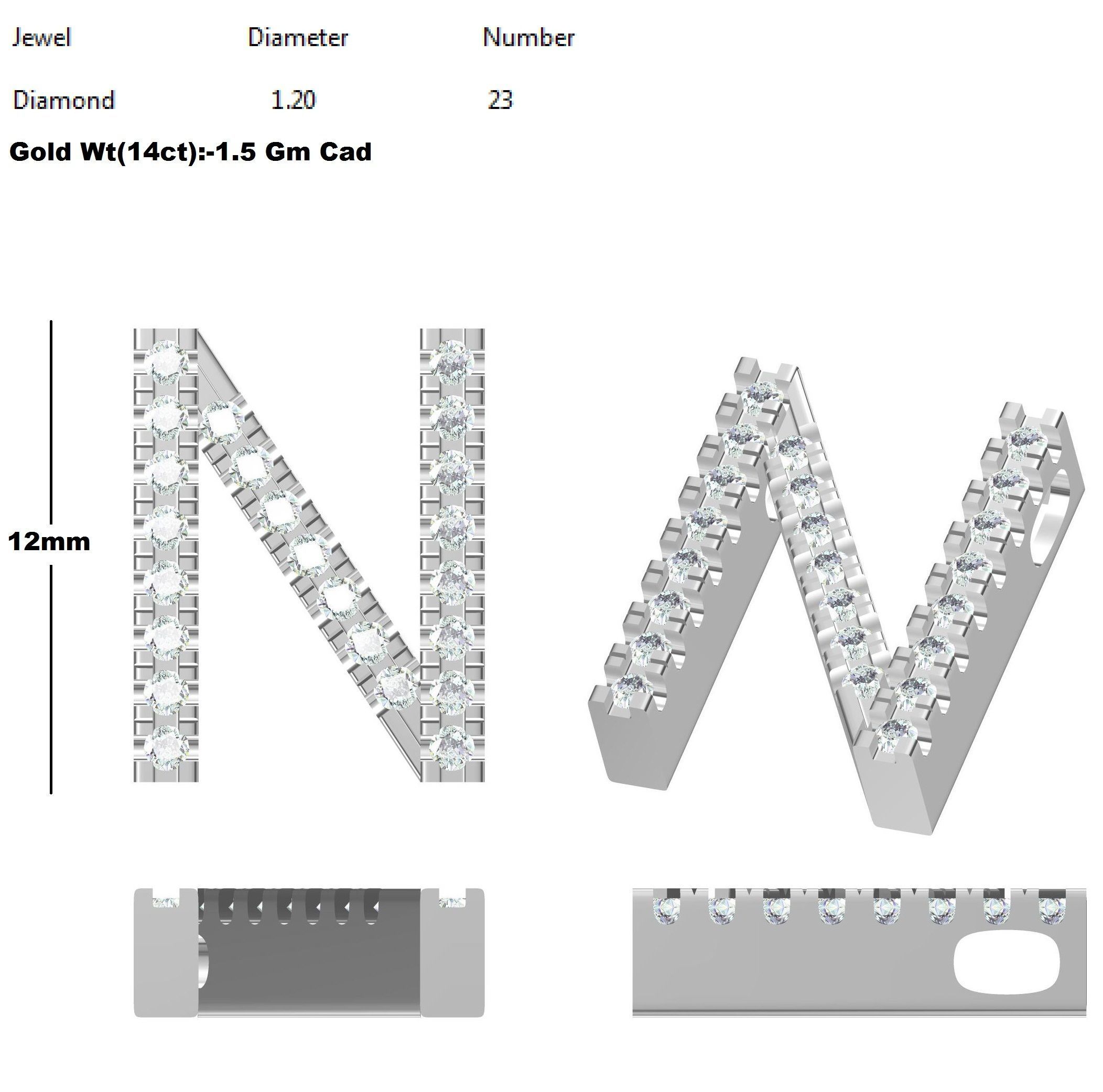 Alphabet A to Z Font 3D print model_13