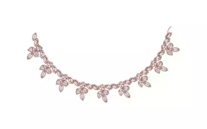 women Necklace Pendants 3dm STL OBJ FBX Renders Details