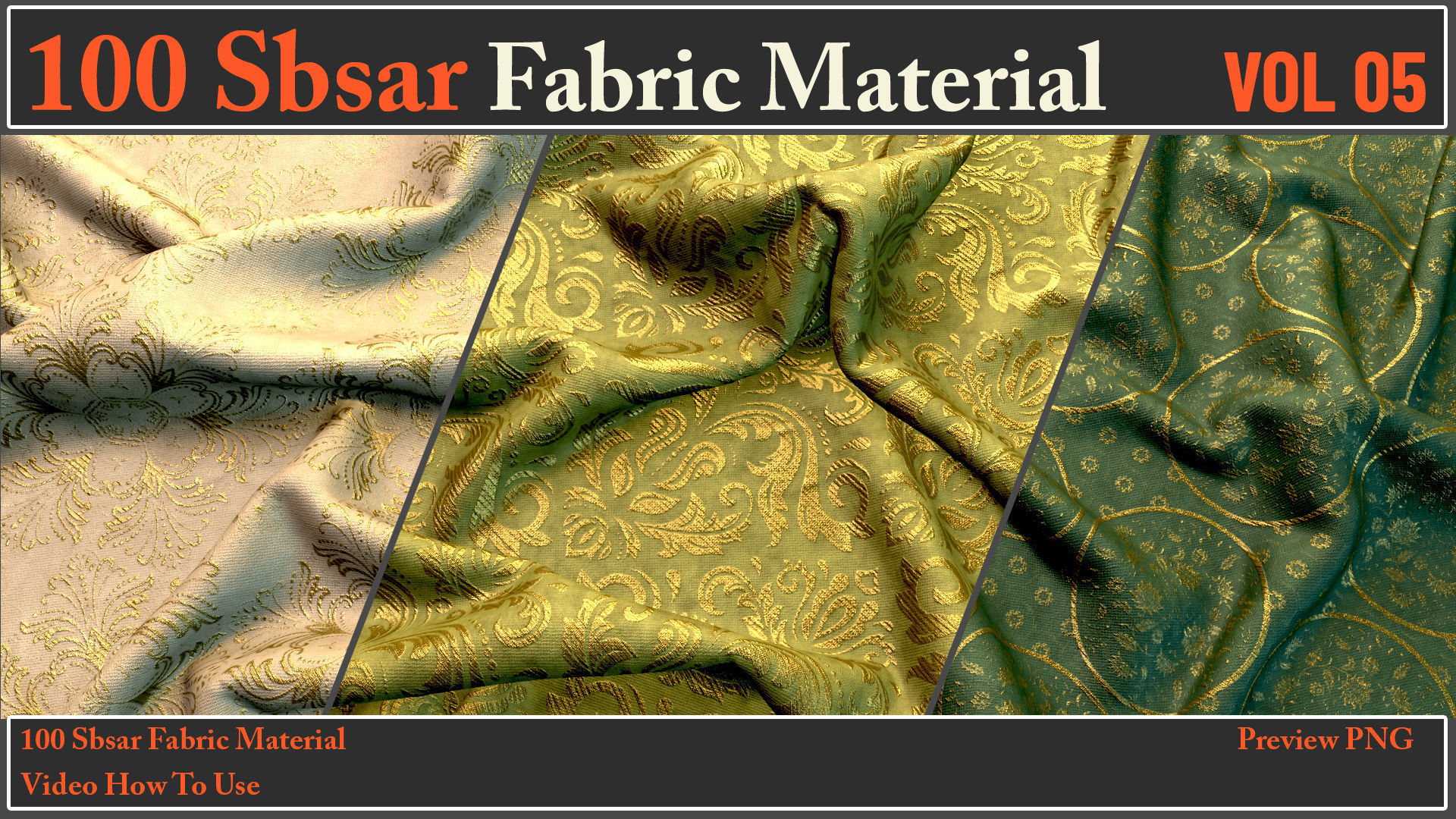 100 SBSAR Files Fabric Materials VOL 05 - Video How To Use Texture_18
