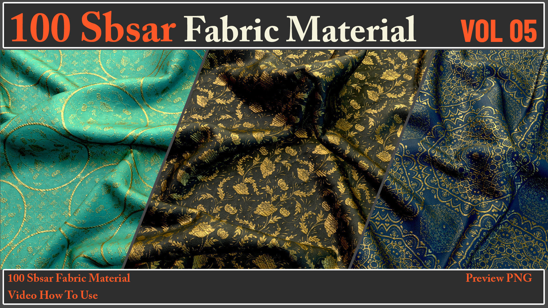 100 SBSAR Files Fabric Materials VOL 05 - Video How To Use Texture_19