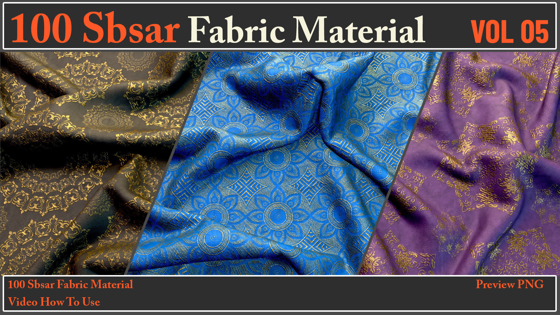 100 SBSAR Files Fabric Materials VOL 05 - Video How To Use Texture_15