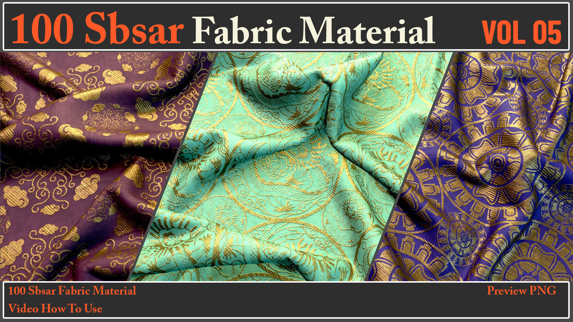 100 SBSAR Files Fabric Materials VOL 05 - Video How To Use Texture_22