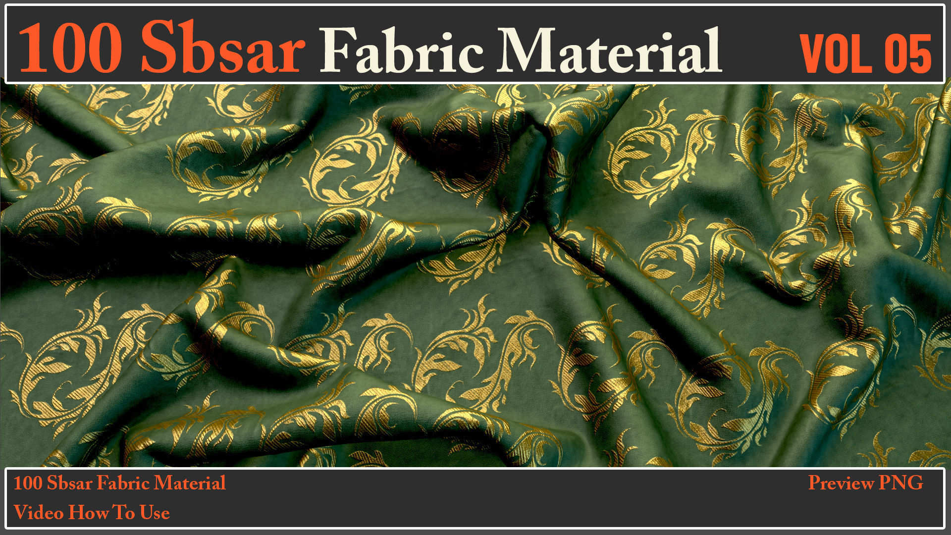 100 SBSAR Files Fabric Materials VOL 05 - Video How To Use Texture_35