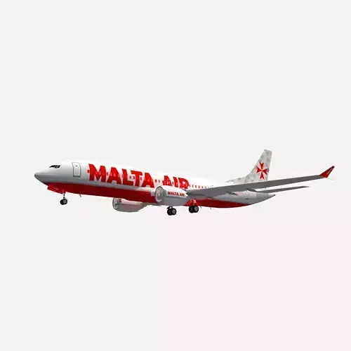 Malta Air Boeing 737 Max 8 - 200 3D model