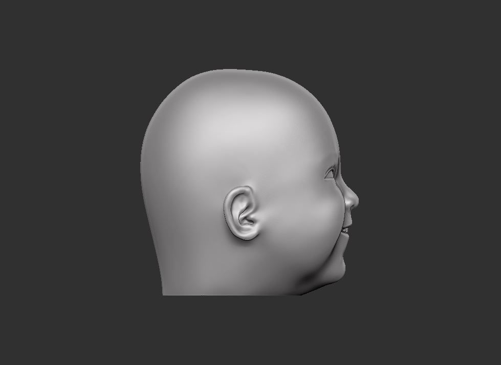 Head 57 3D print model_5