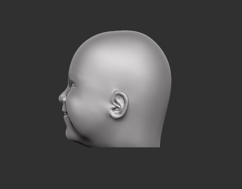 Head 57 3D print model_9