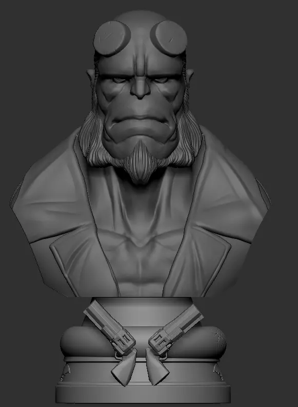 hellboy 3D print model_0
