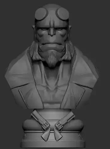 hellboy 3D print model