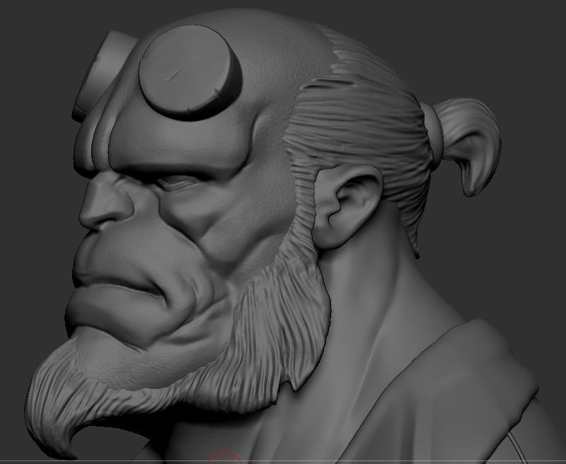 hellboy 3D print model_2